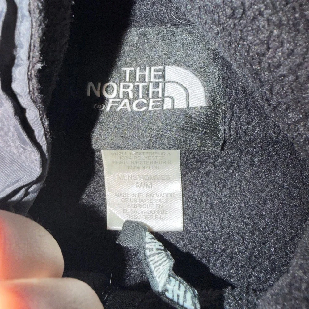 The North Face Mens Denali Fleece Jacket Black Full Zip Size Medium NF00243
